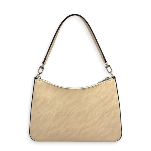 Marelle  25 Off white  Crossbody Bag in Epi Leather Silver hardware