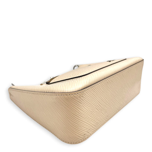 Marelle  25 Off white  Crossbody Bag in Epi Leather Silver hardware