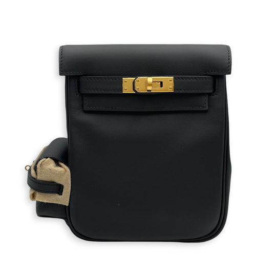 Kelly Jump  Noir in Swift Gold hardware