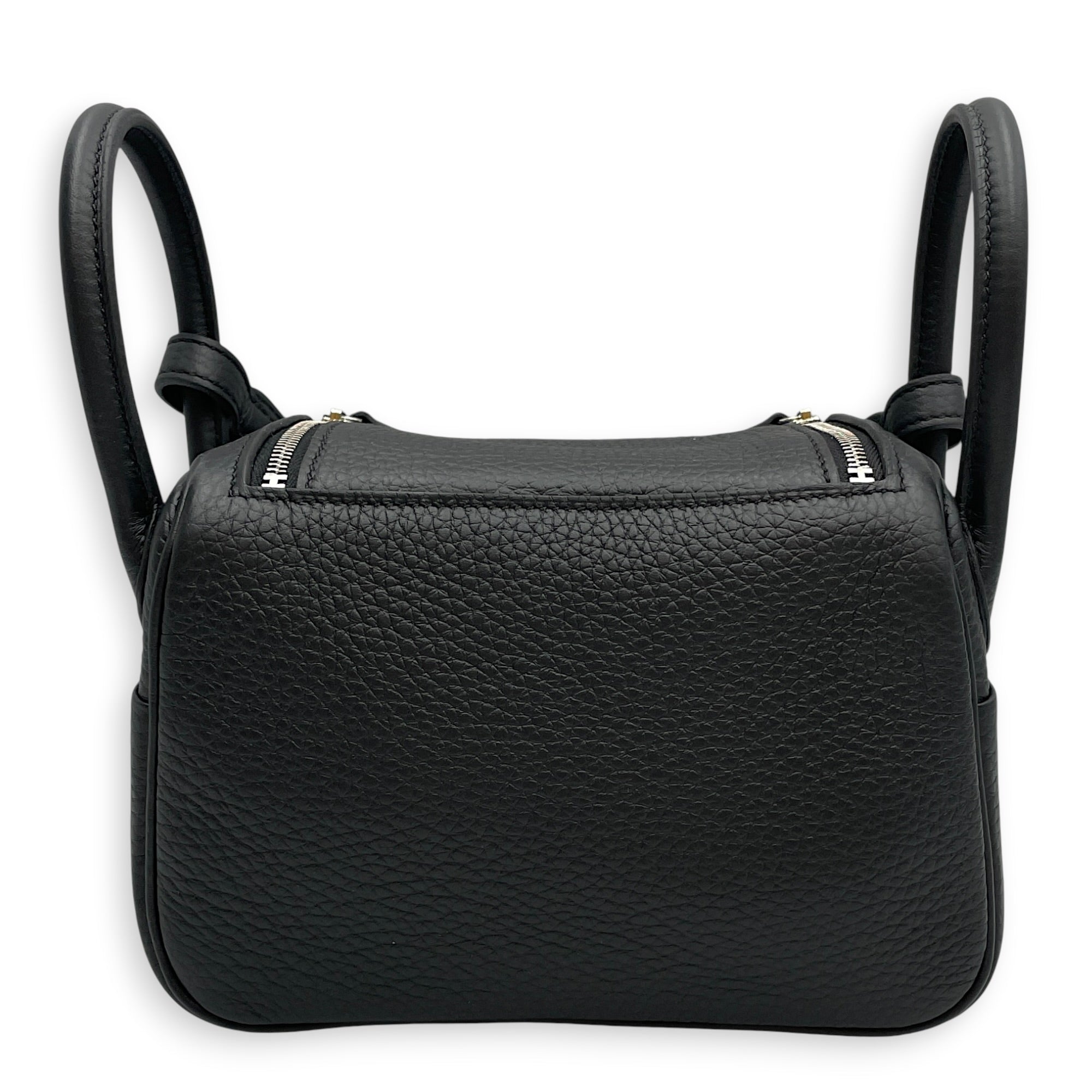 Lindy II Mini Noir in Clemence Palladium hardware