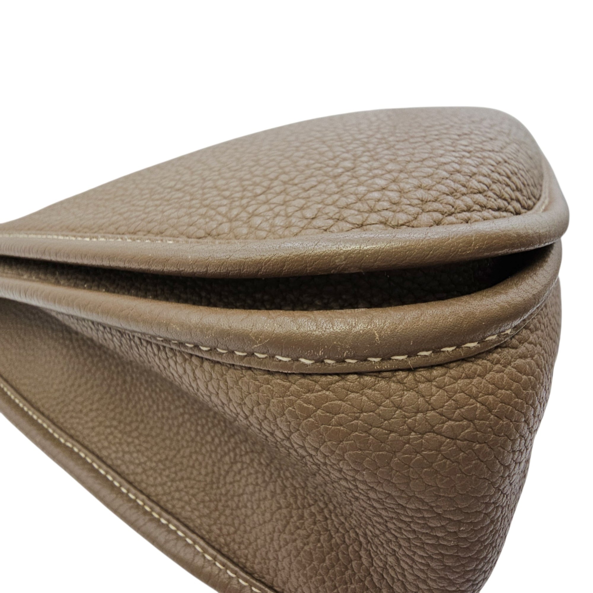 Evelyne 33 Etoupe in Clemence Palladium hardware