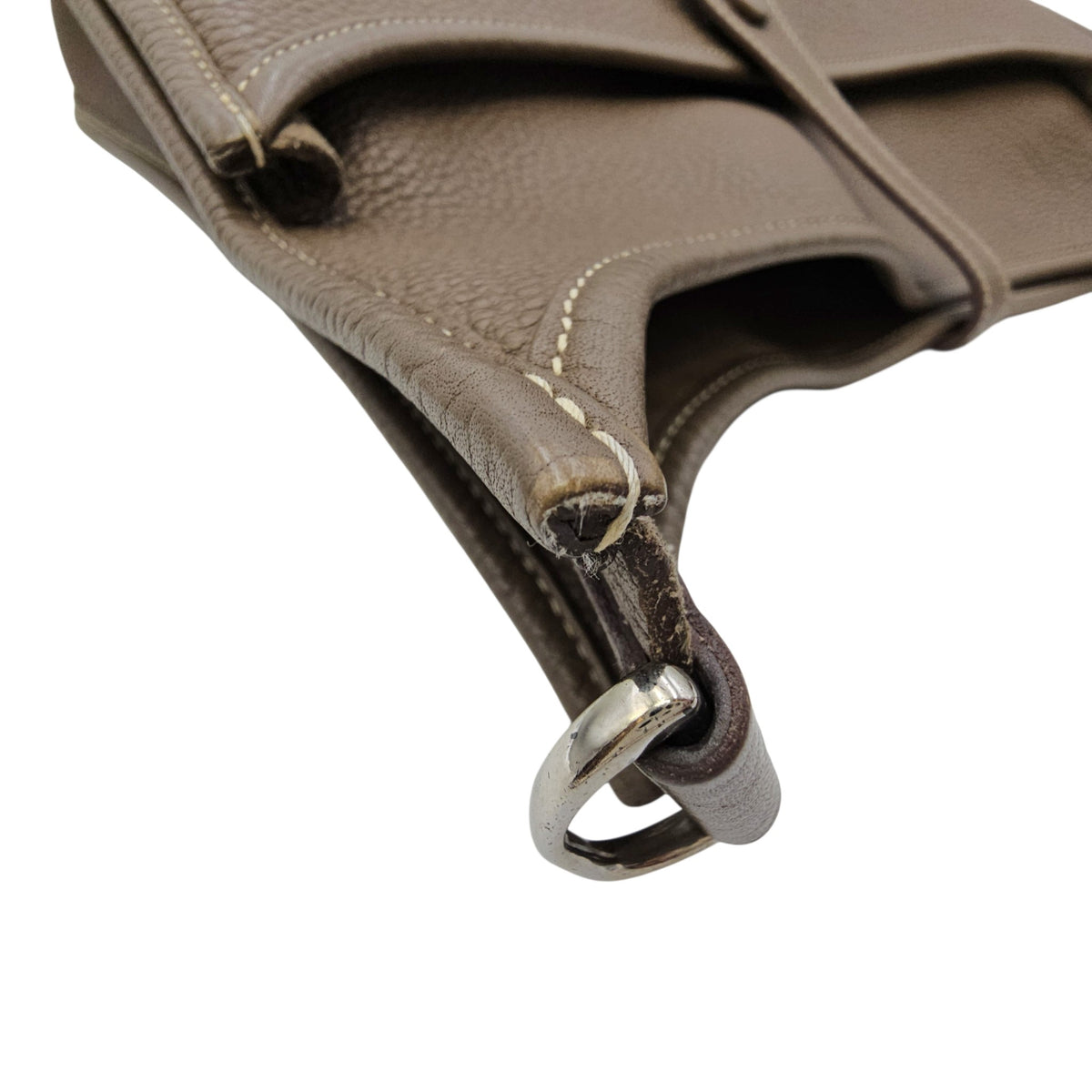 Evelyne 33 Etoupe in Clemence Palladium hardware
