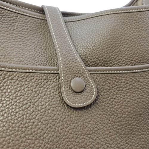 Evelyne 33 Etoupe in Clemence Palladium hardware