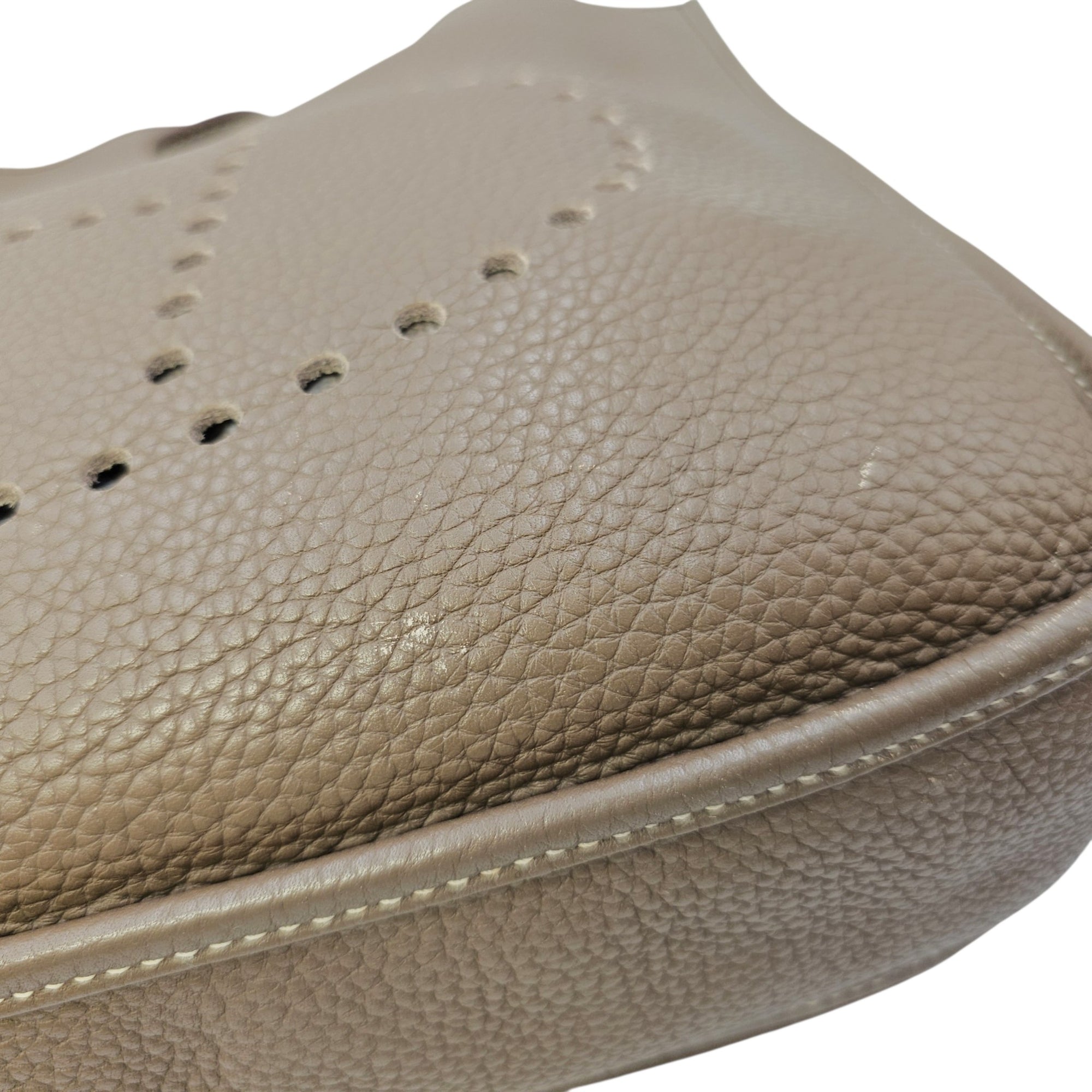 Evelyne 33 Etoupe in Clemence Palladium hardware