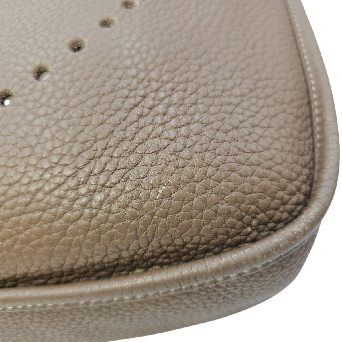 Evelyne 33 Etoupe in Clemence Palladium hardware