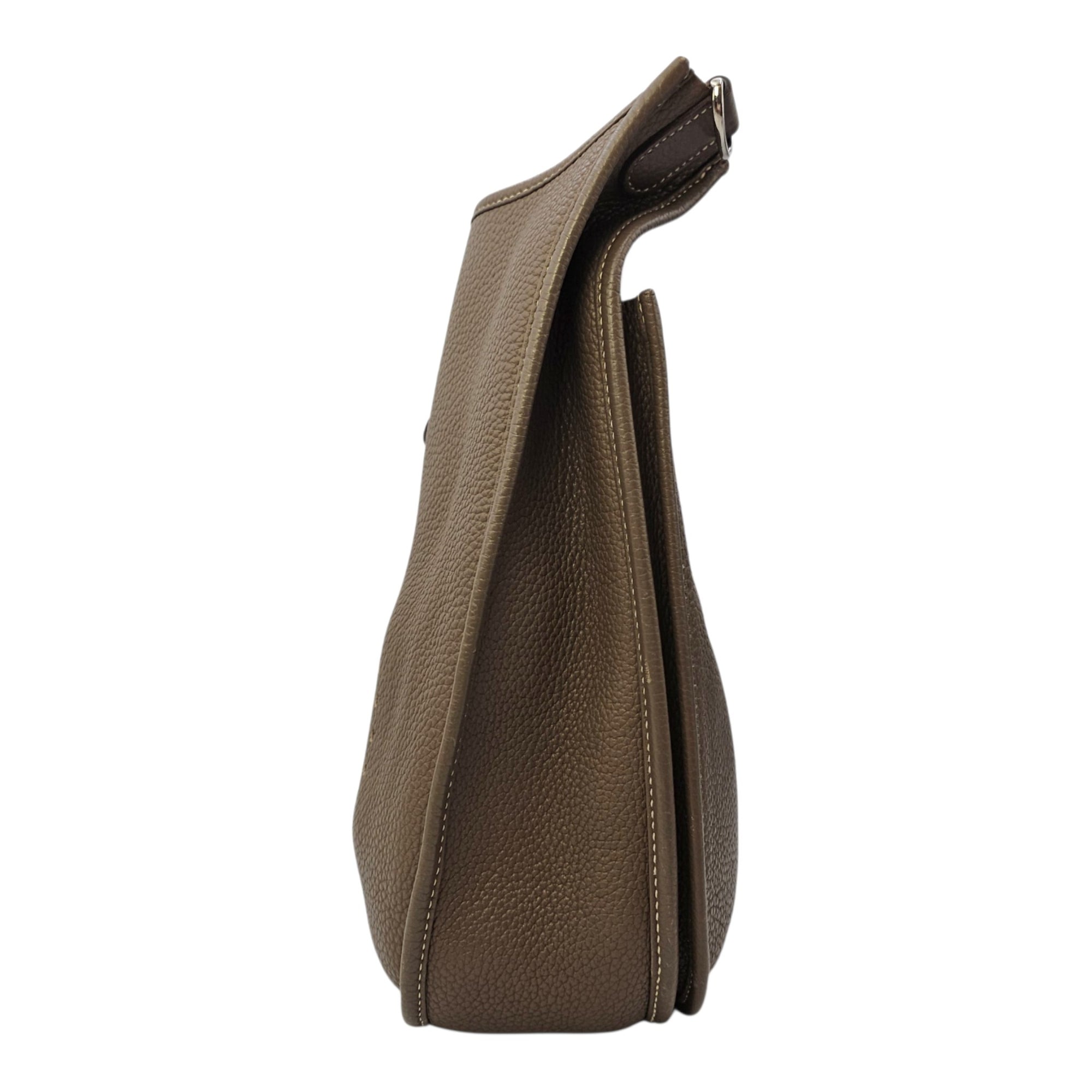 Evelyne 33 Etoupe in Clemence Palladium hardware