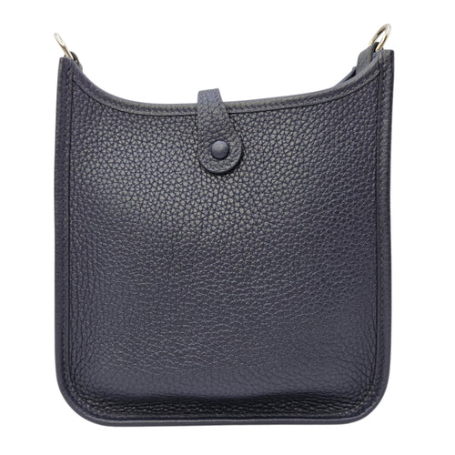 Evelyne Mini Bleu Nuit in Clemence Palladium hardware