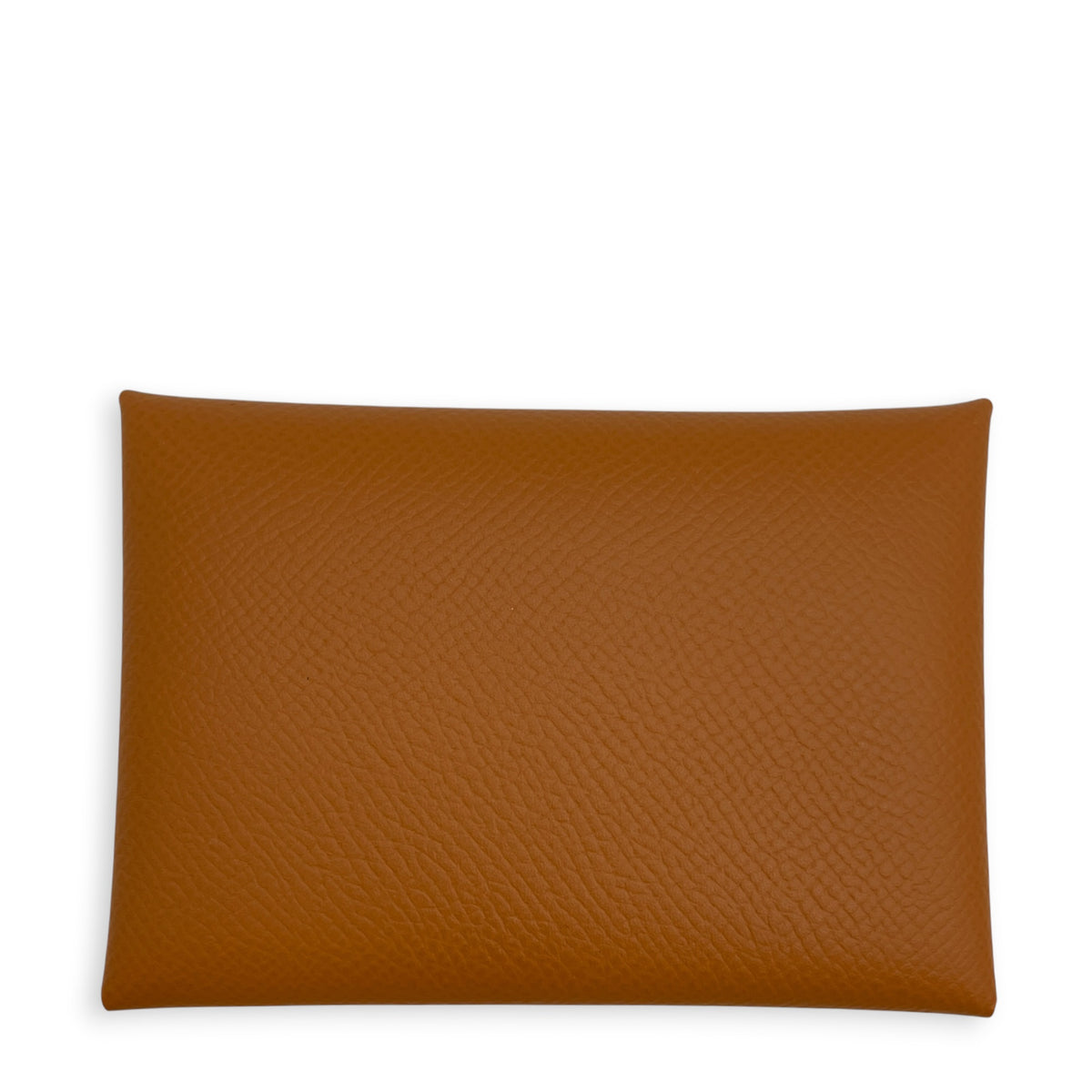 Calvi Duo Gold Card Holder in Epsom Palladium hardware