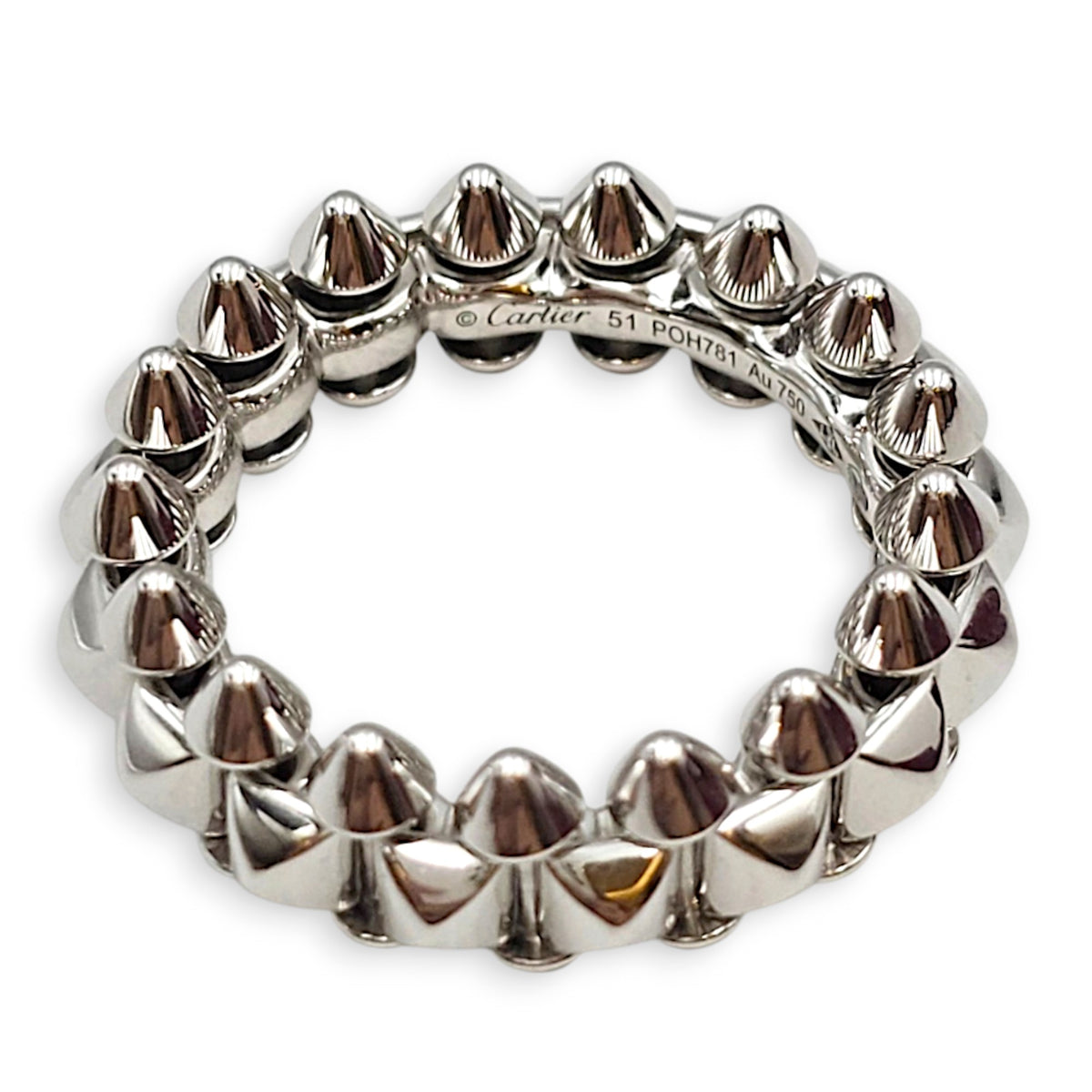 Clash De Cartier, Medium Model 51 Ring in White Gold Hardware