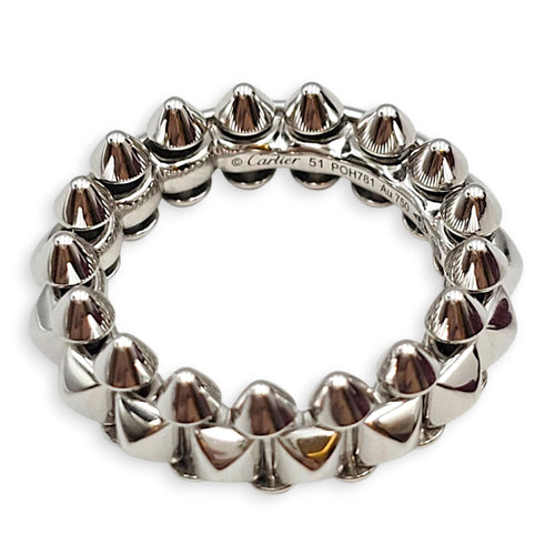 Clash De Cartier, Medium Model 51 Ring in White Gold Hardware