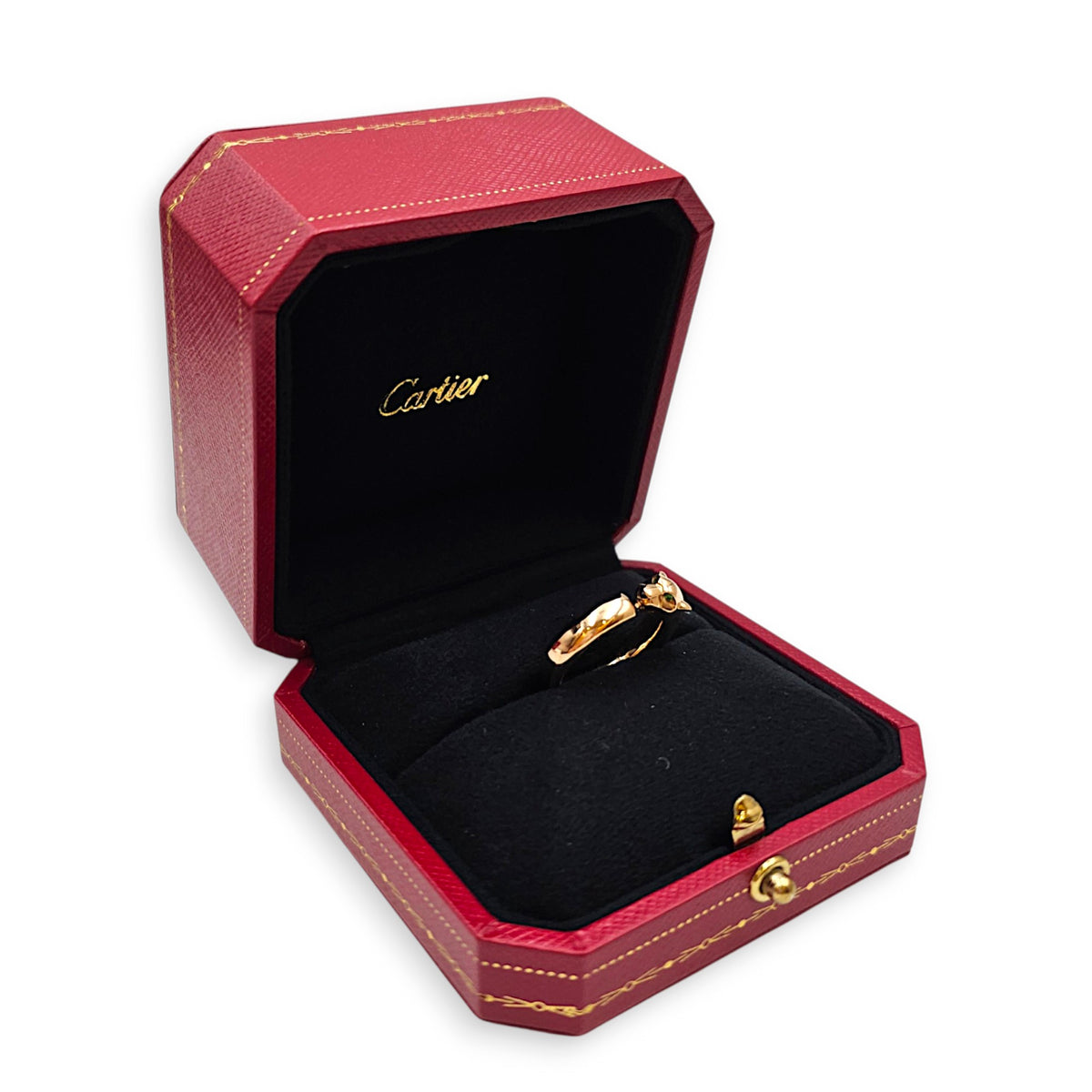 Panthere de cartier ring, small model. Sz:52 Ring