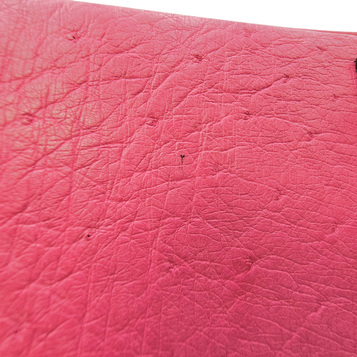 Birkin 25 Fuchsia in Ostrich Palladium hardware