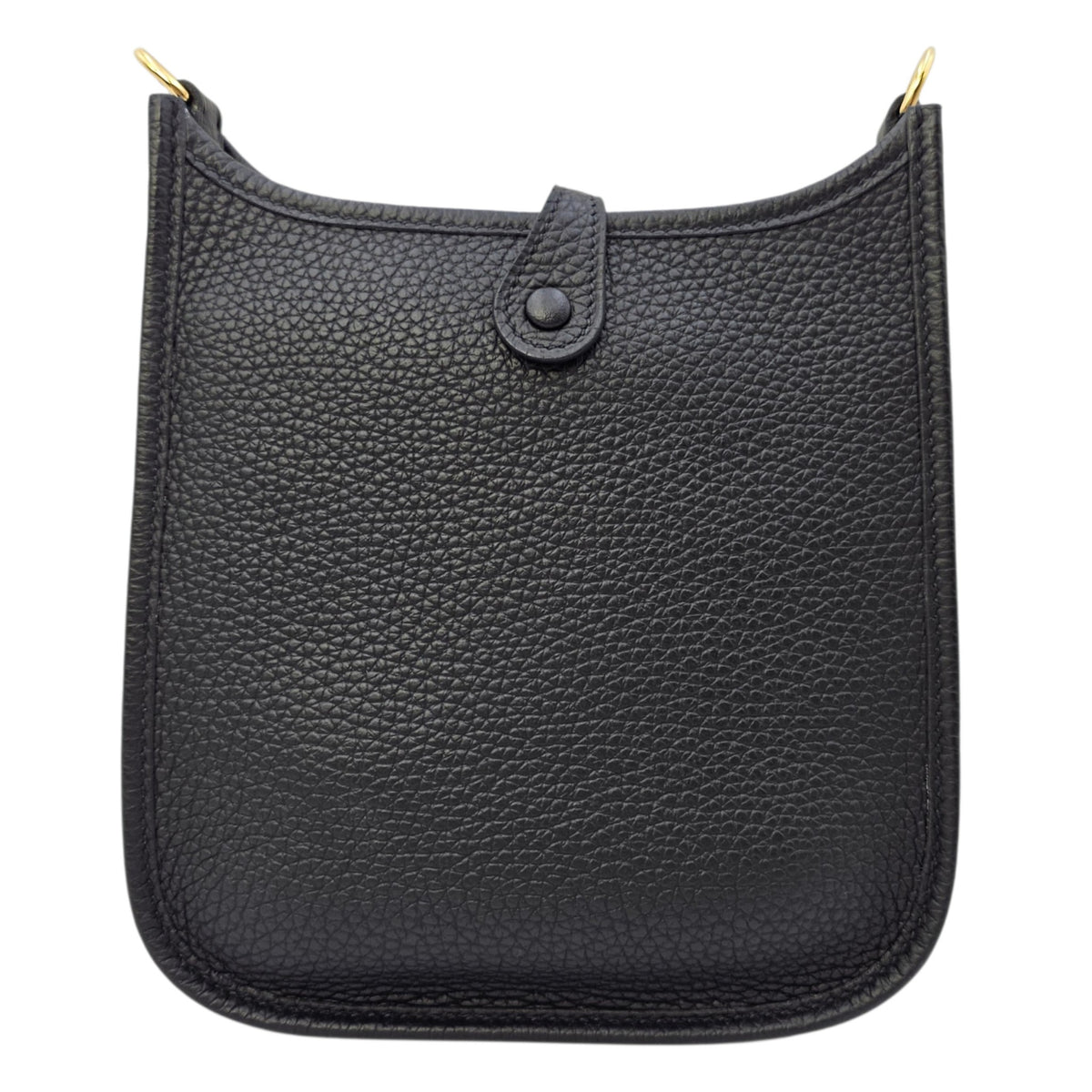 Evelyne Mini Noir in Clemence Gold hardware
