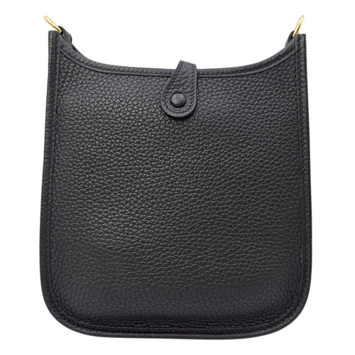 Evelyne Mini Noir in Clemence Gold hardware