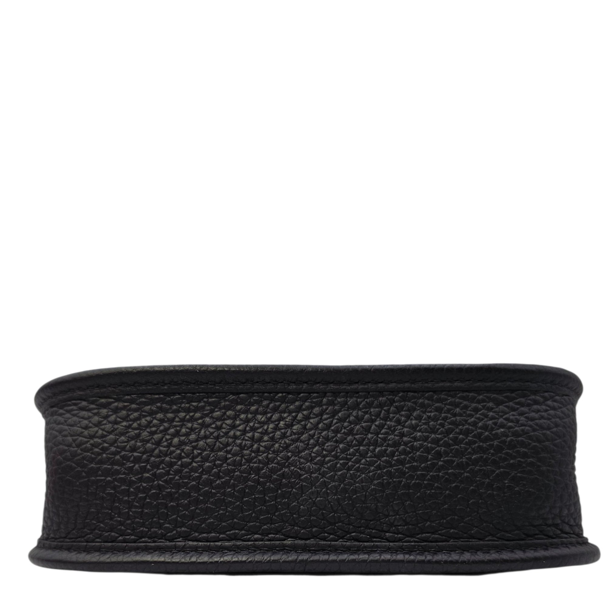 Evelyne Mini Noir in Clemence Gold hardware