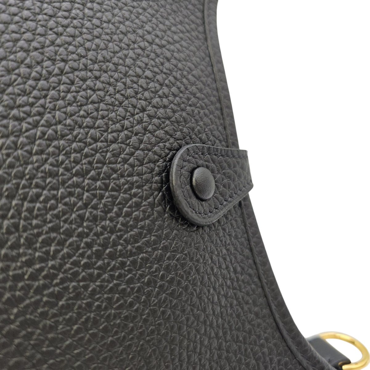 Evelyne Mini Noir in Clemence Gold hardware