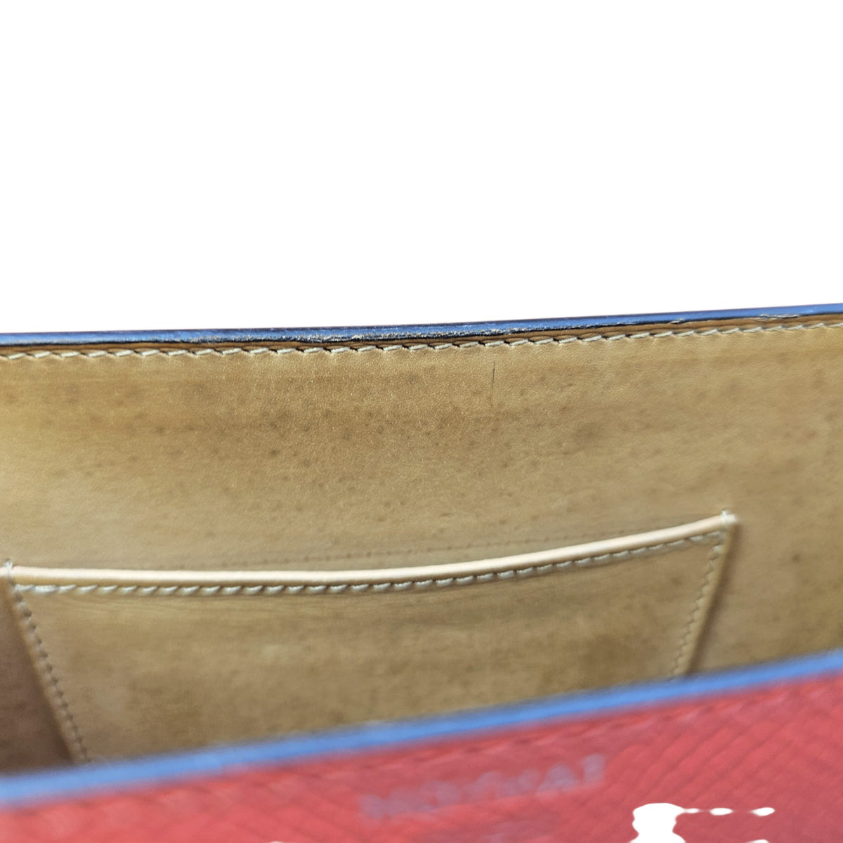 Rejane PM Red Top Handle Bag in Calfskin Silver hardware