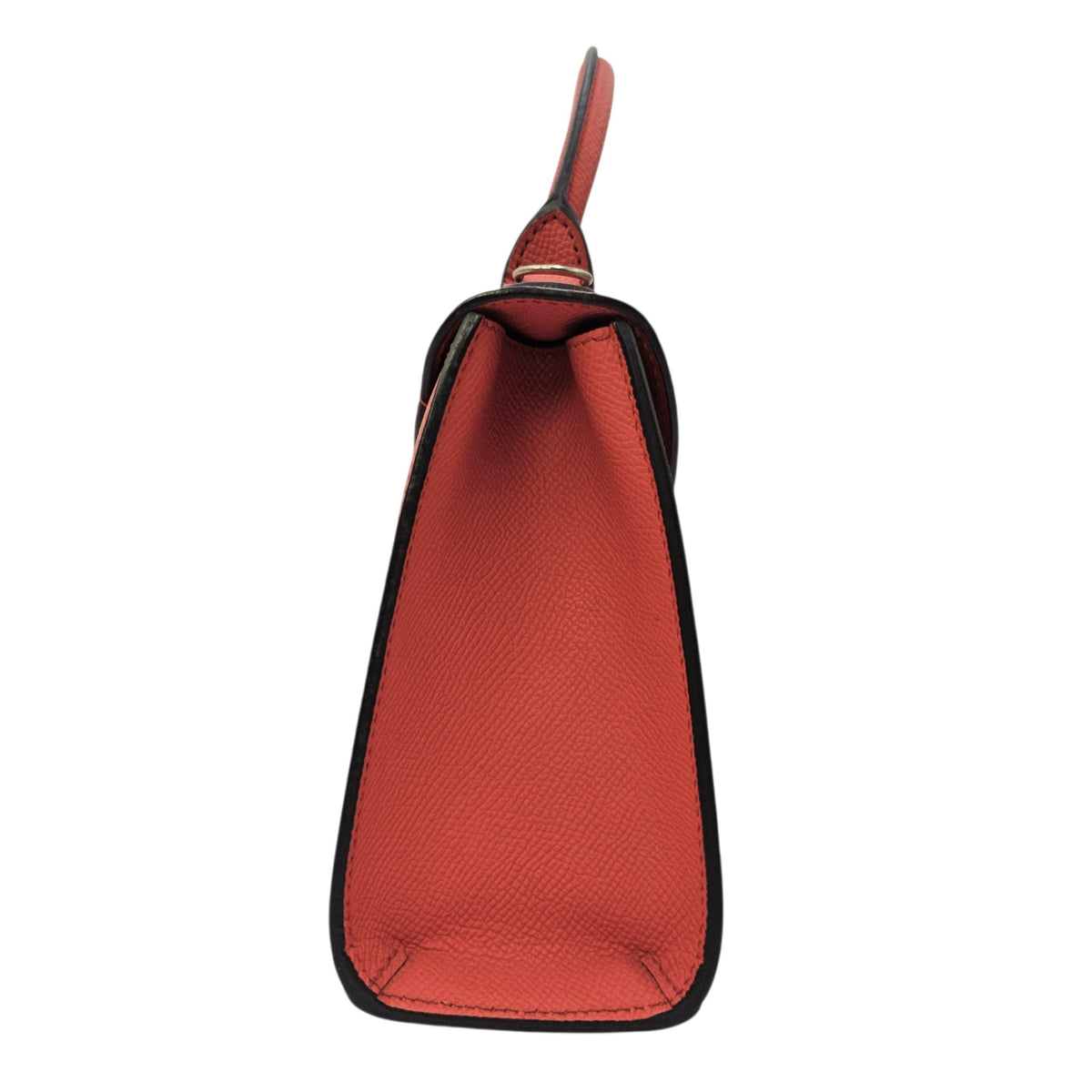 Rejane PM Red Top Handle Bag in Calfskin Silver hardware