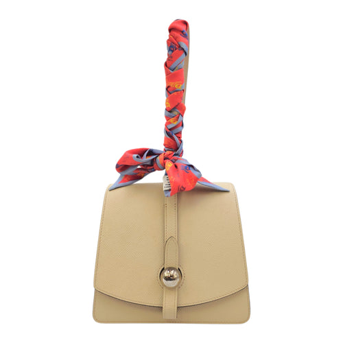 Madeleine Clutch PM Beige Clutch in Calfskin Silver hardware