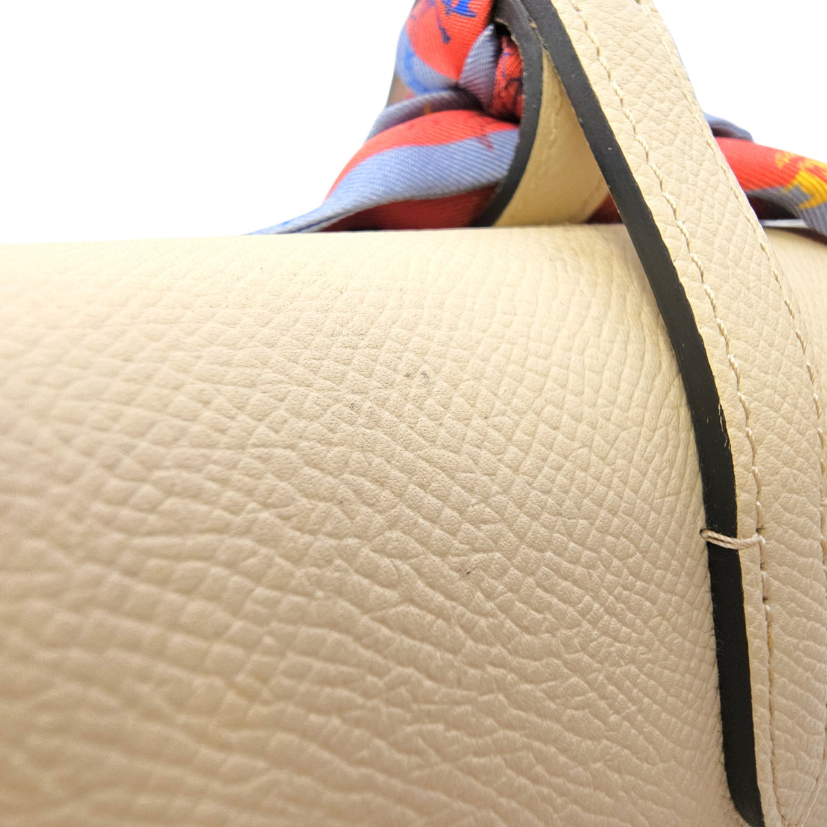 Madeleine Clutch PM Beige Clutch in Calfskin Silver hardware