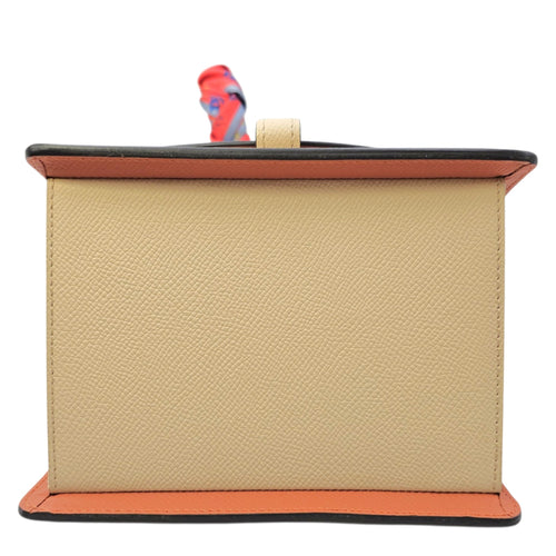 Madeleine Clutch PM Beige Clutch in Calfskin Silver hardware