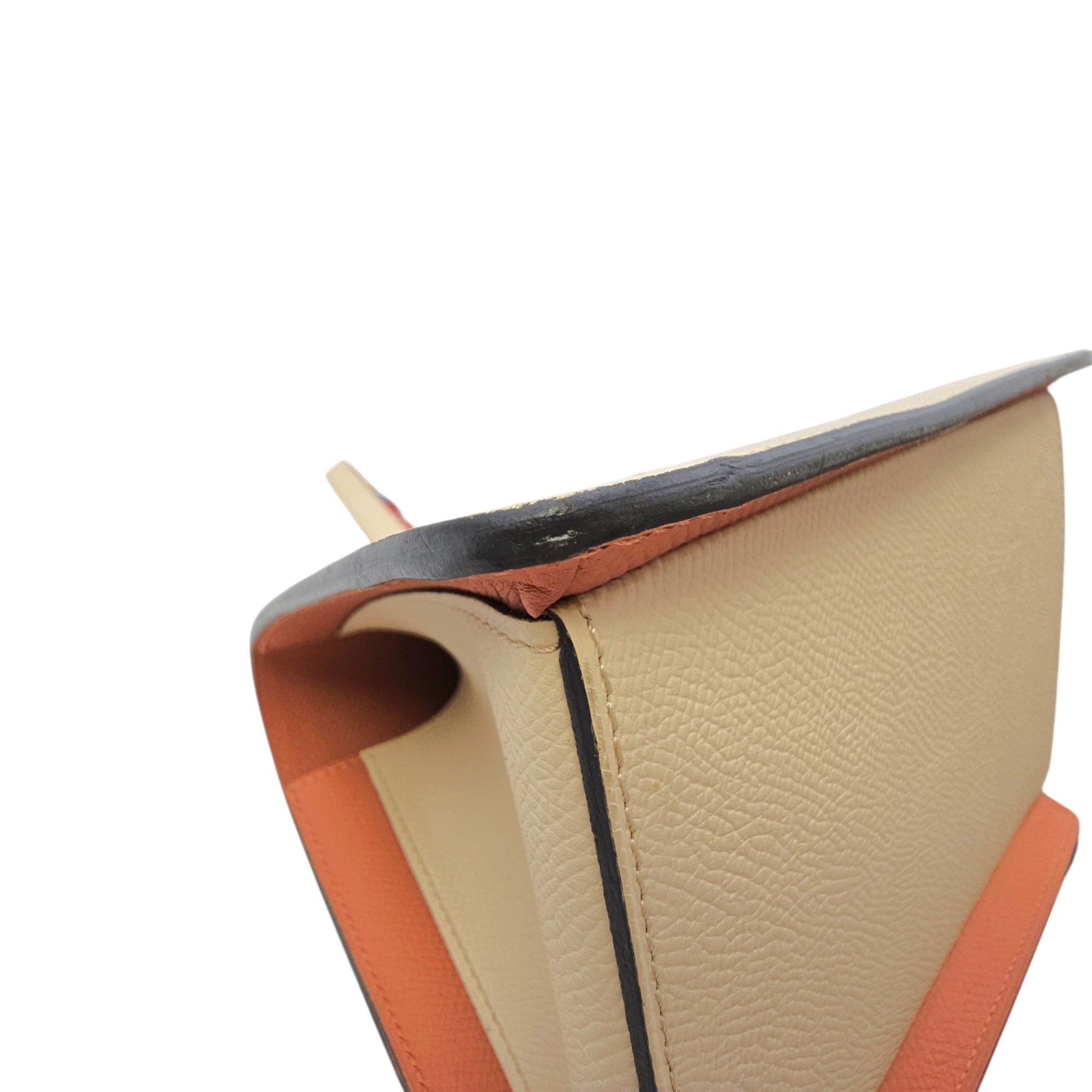 Madeleine Clutch PM Beige Clutch in Calfskin Silver hardware
