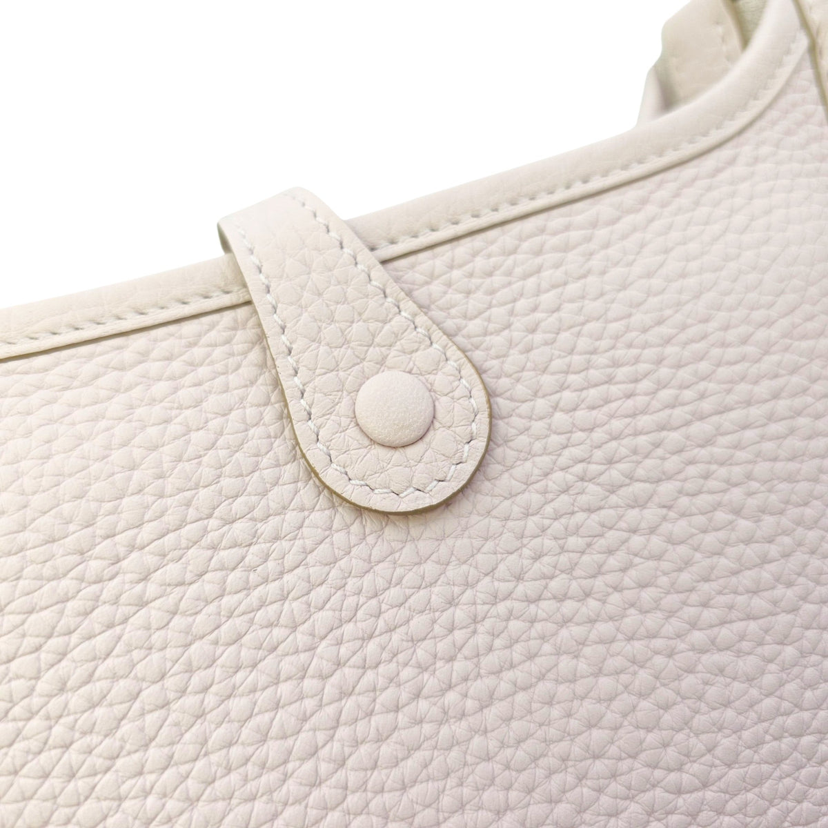 Evelyne Mini Mauve Pale in Clemence Palladium hardware