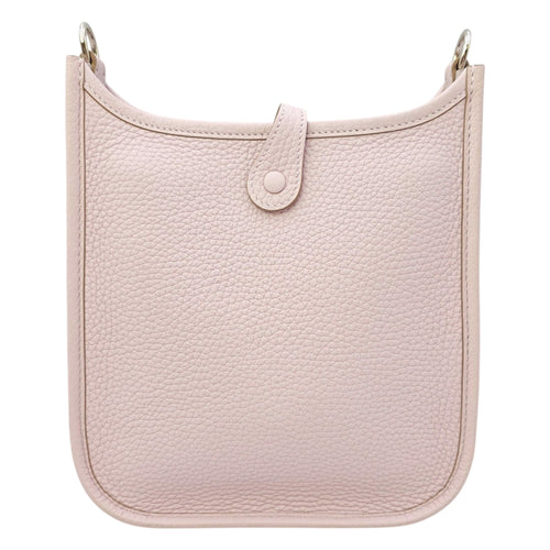 Evelyne Mini Mauve Pale in Clemence Palladium hardware