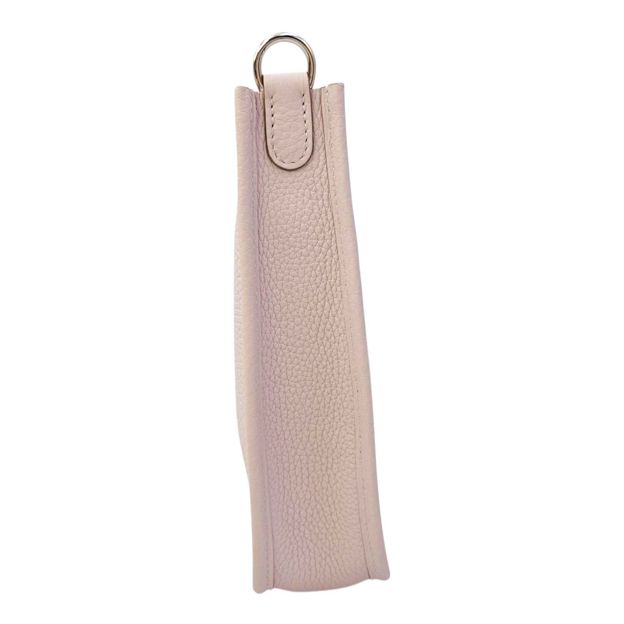 Evelyne Mini Mauve Pale in Clemence Palladium hardware