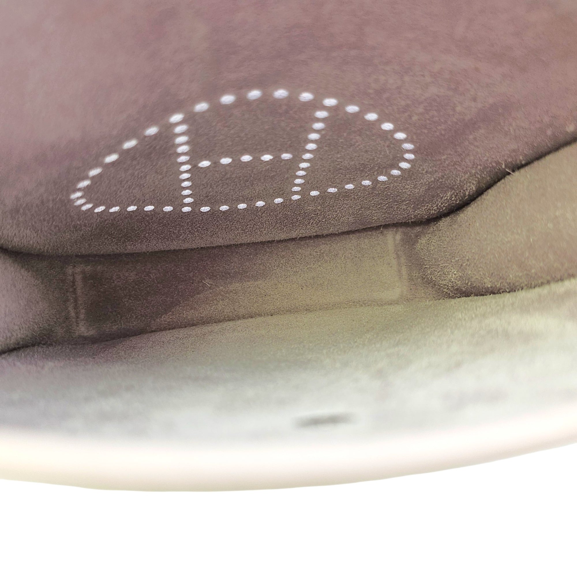 Evelyne Mini Mauve Pale in Clemence Palladium hardware