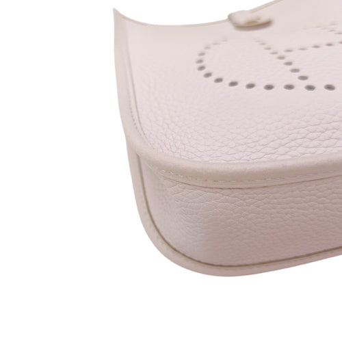 Evelyne Mini Mauve Pale in Clemence Palladium hardware