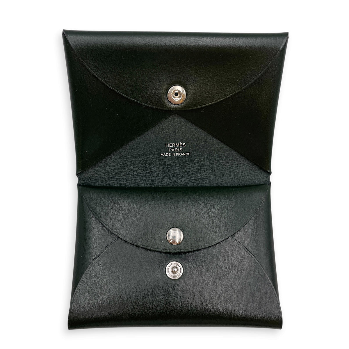 Calvi Duo Card Holder Vert Fonce Card Holder in Box