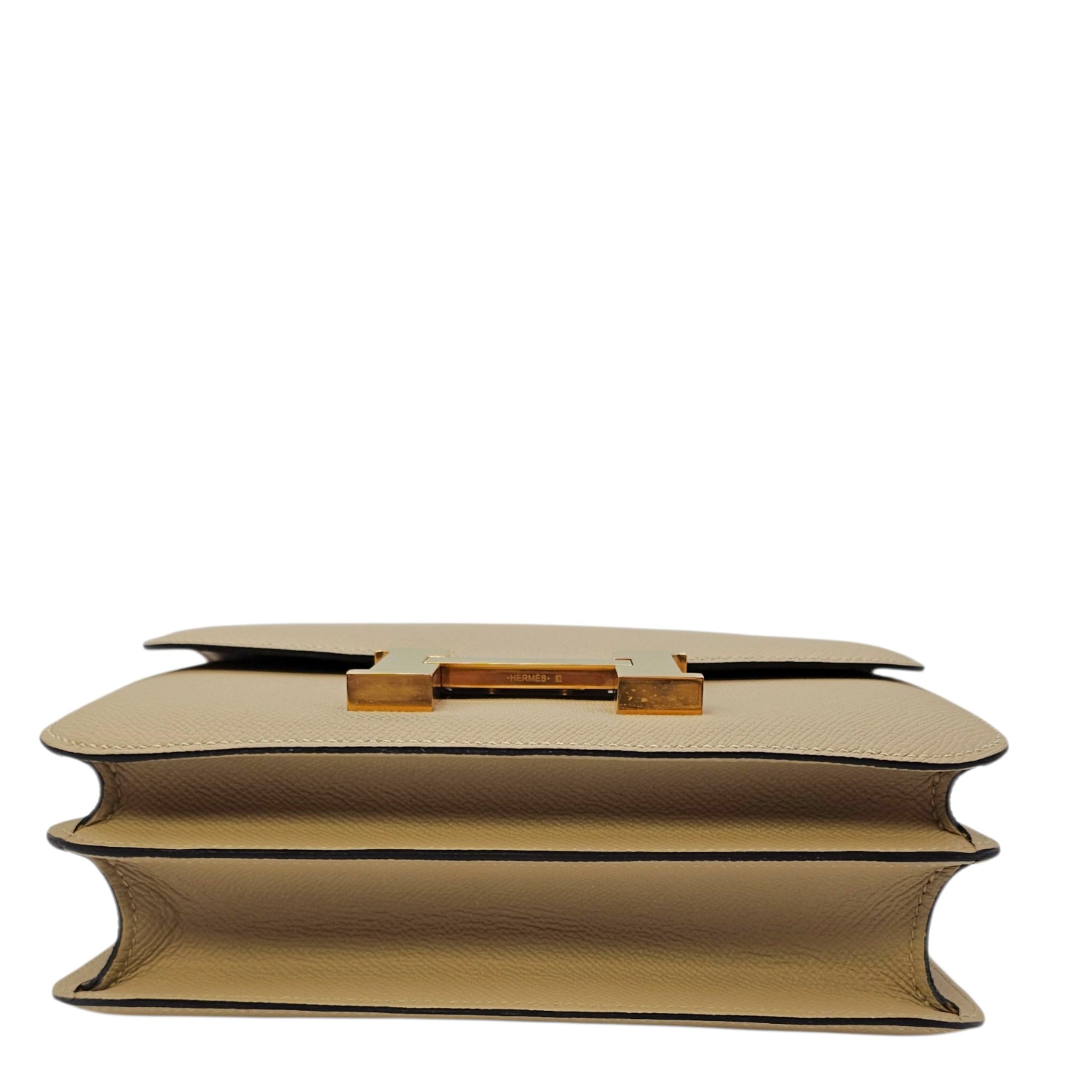 Constance 24 Trench in Epsom Gold hardware