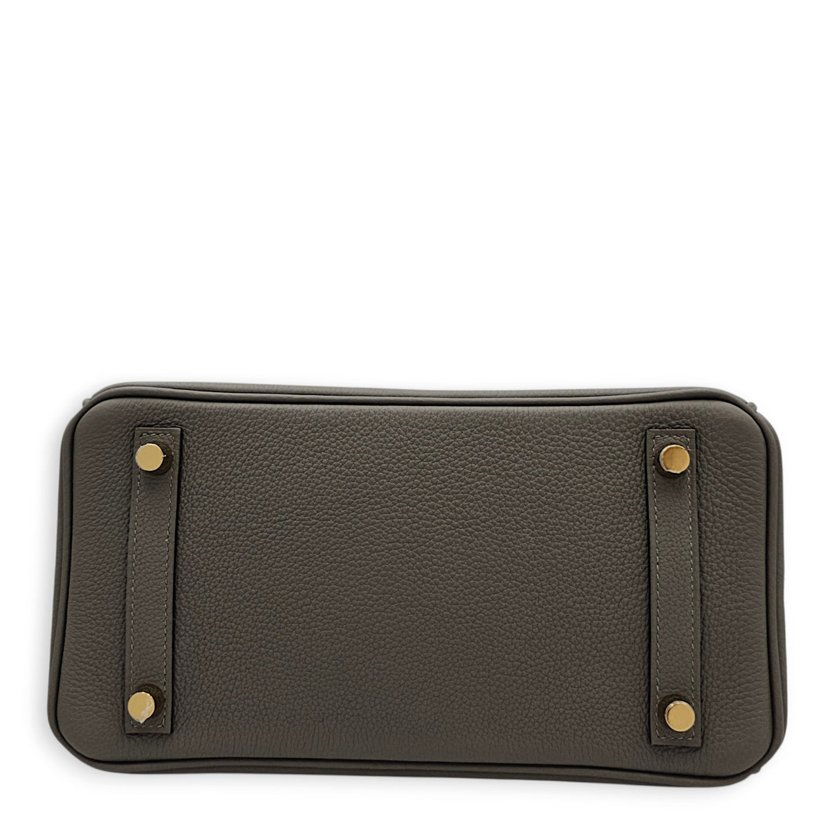 Birkin 25 Gris Meyer in Togo Permabrass hardware