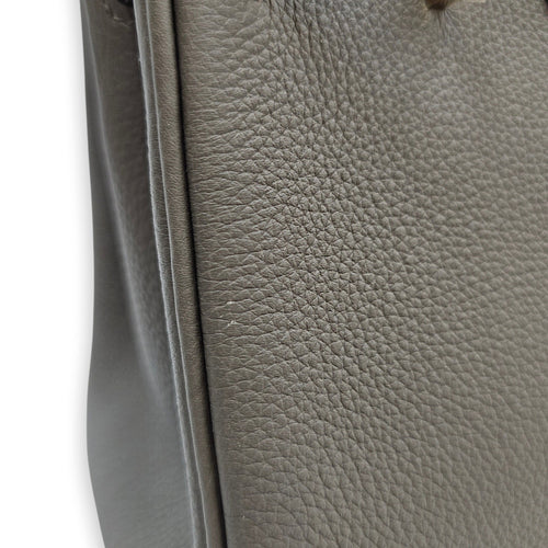 Birkin 25 Gris Meyer in Togo Permabrass hardware