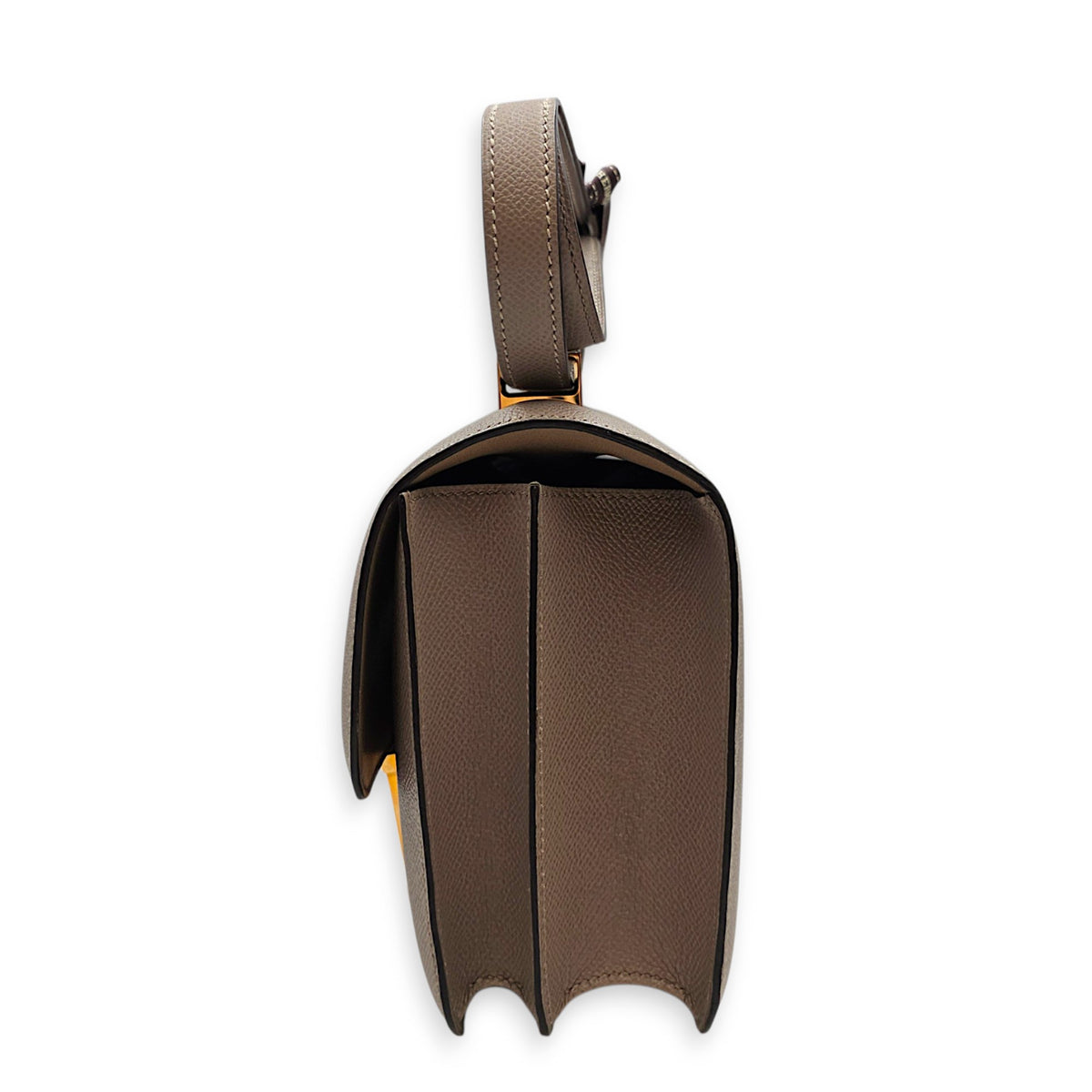 Constance 24 Gris Asphalt in Epsom Rose Gold hardware