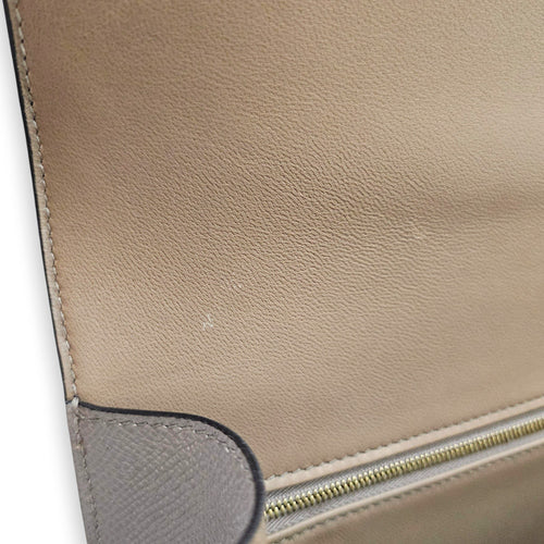 Constance 24 Gris Asphalt in Epsom Rose Gold hardware