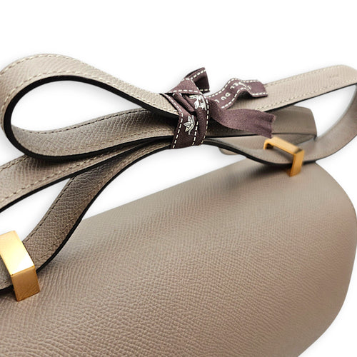 Constance 24 Gris Asphalt in Epsom Rose Gold hardware