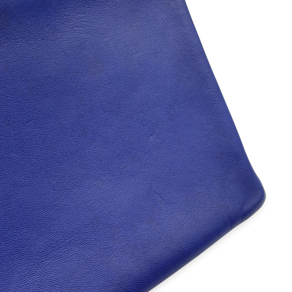 Trio Blue Shoulder Bag in Calfskin Gold hardware