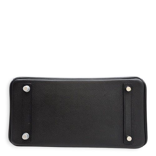 Touch Birkin  30 Noir/Blue Marine  in Novillo/Shiny Niloticus  Palladium hardware