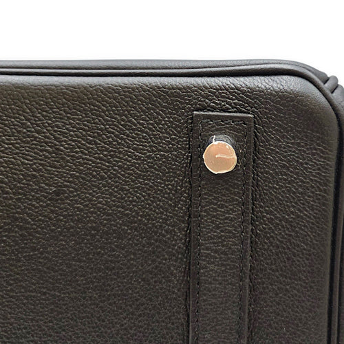 Touch Birkin  30 Noir/Blue Marine  in Novillo/Shiny Niloticus  Palladium hardware