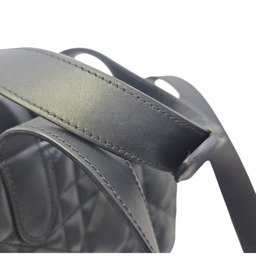 Toujours Medium Black Tote Bag in Calfskin Gold hardware