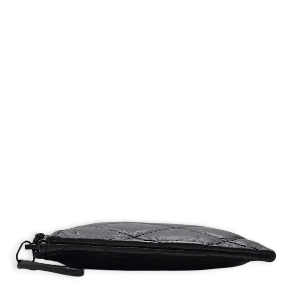 2.55 Black Wallet in Calfskin Ruthenium hardware