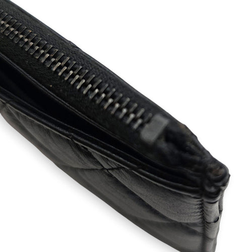2.55 Black Wallet in Calfskin Ruthenium hardware
