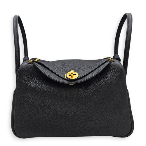 Lindy 26 Noir in Clemence Gold hardware