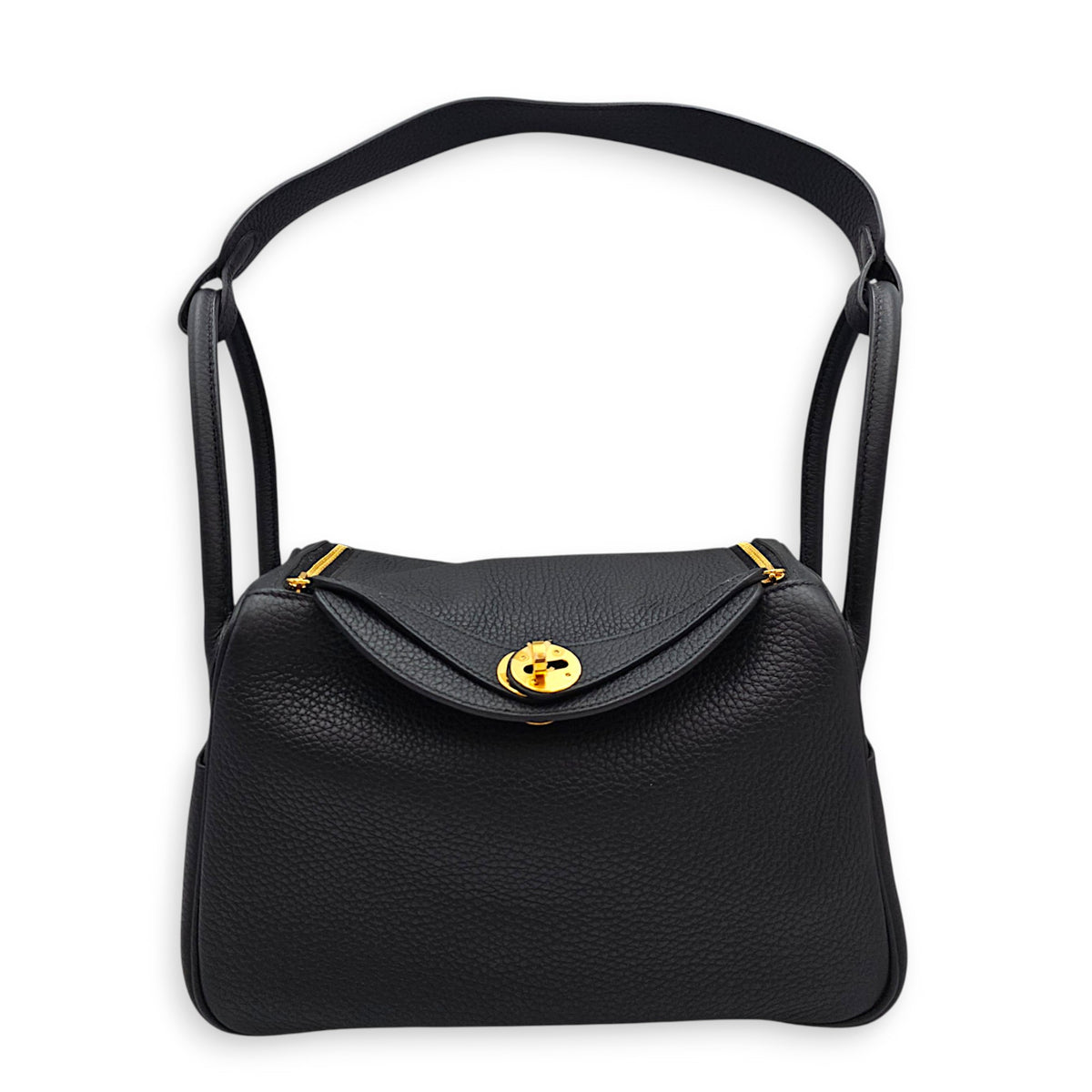 Lindy 26 Noir in Clemence Gold hardware