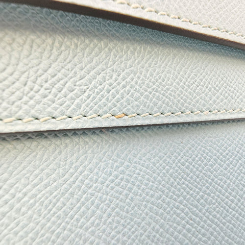 Sellier Kelly 32 Bleu Atoll in Epsom Palladium hardware