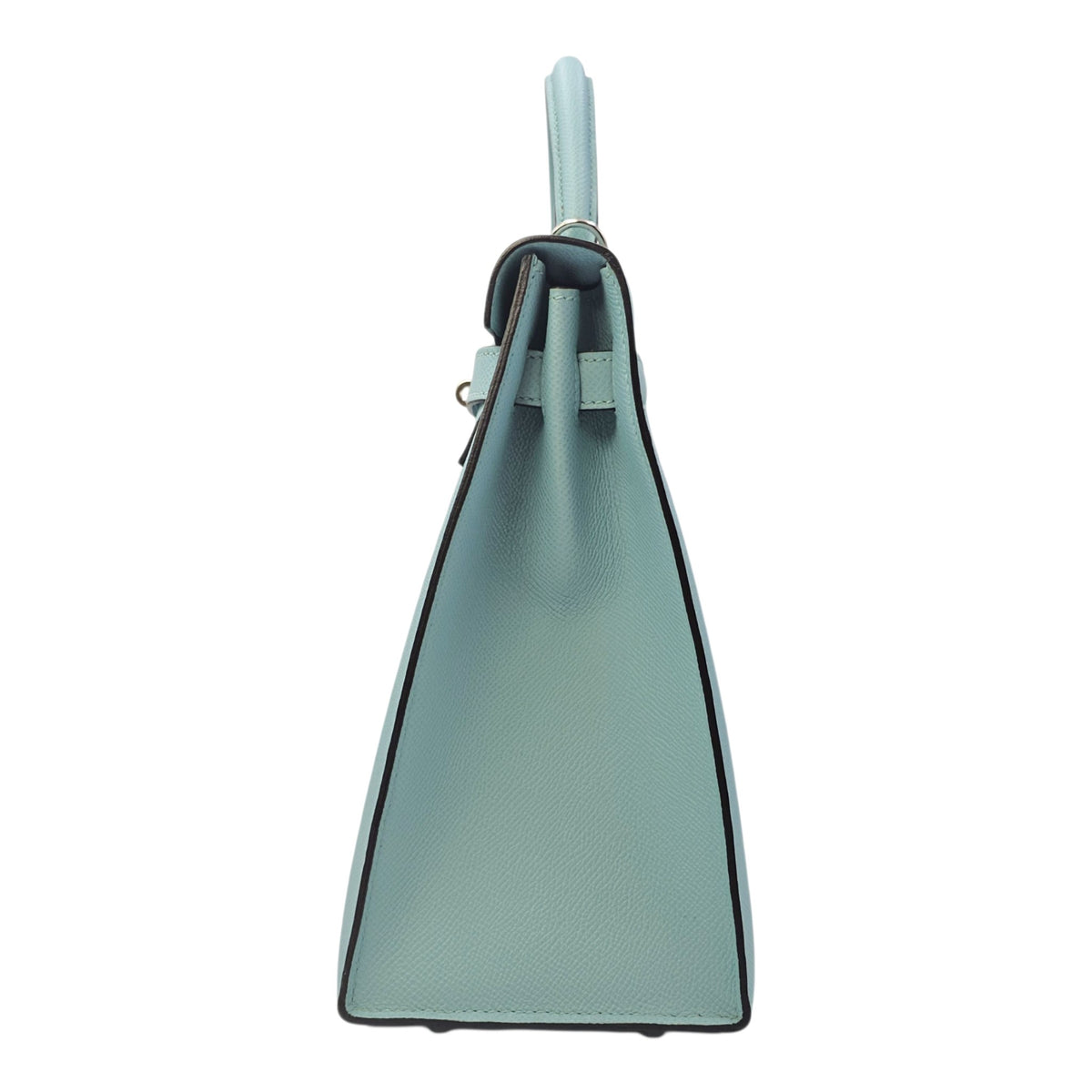 Sellier Kelly 32 Bleu Atoll in Epsom Palladium hardware