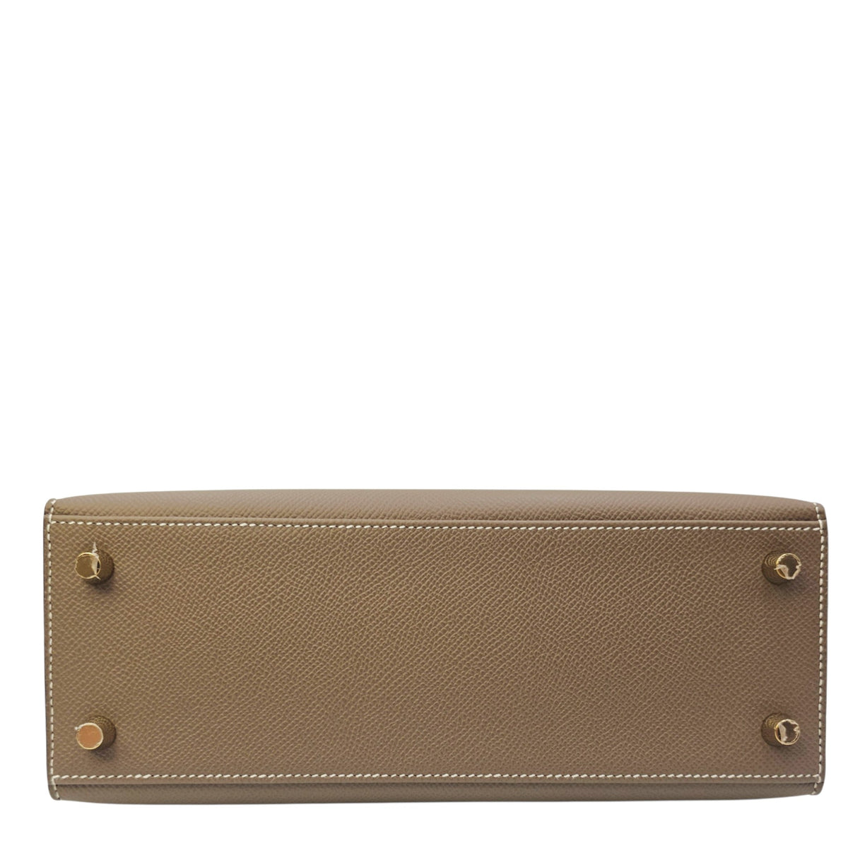 Sellier Kelly 25 Etoupe in Epsom Gold hardware