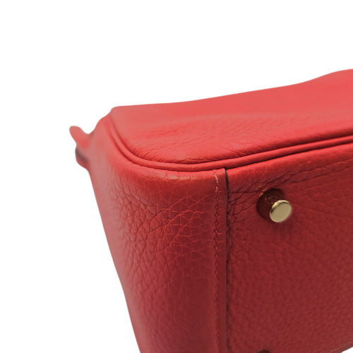 Lindy Mini Rouge de Coeur in Clemence Gold hardware